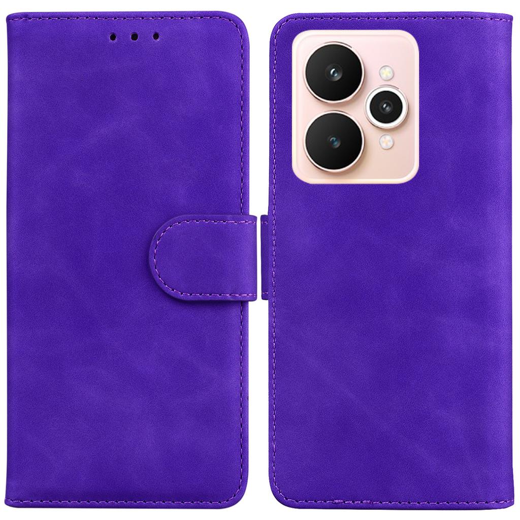 For Realme 15 Pro 5G/15 5G Case Solid Color Leather Wallet Phone Cover