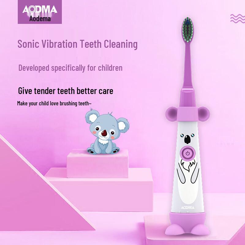 Электрическая зубная щетка Audmai Koala Sonic для детей DY-119, китайская вилка (адаптер в комплекте)