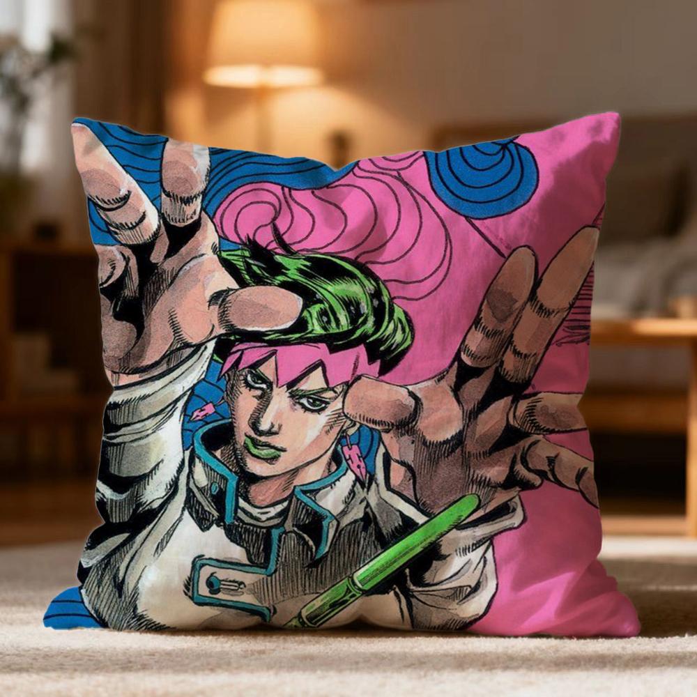 Горячая Наволочка J-JJoJo's Bizarre Adventure Мягкая Стираемая Наволочка Многоцелевая для Дивана Кровати Путешествий Офиса