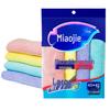 Miaojie 40x40 см Салфетка для уборки из микрофибры, 3+1 шт. в упаковке, Большой размер, Высокая влагопоглощаемость, Тонкое волокно