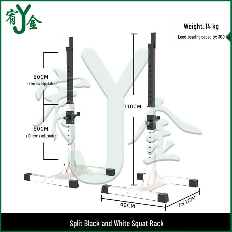 Fitness Squat Rack & Bench Press with 100kg Barbell Set