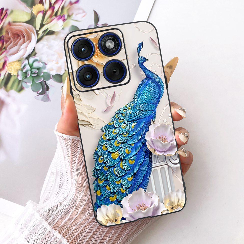For Motorola XT2601-2 Casing For Motorola Edge 70 Cover Aesthetic Fashion Butterfly Cute Cat Cool Painted Soft Phone Case