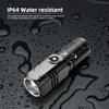 Mini Powerful Led Flashlight Built In Battery 3 Modes Type-c Rechargeable Telescopic Zoom Torch for Home Outdoor Camping Fishing