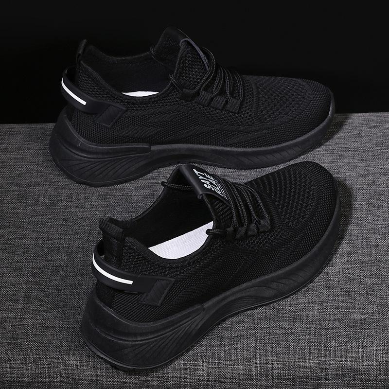 2023 Новая летняя спортивная обувь, женская обувь с тканой сеткой, универсальные дышащие легкие туфли с сеткой, нескользящая повседневная обувь на мягкой подошве