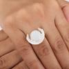 Rare Milky Opal Gemstone 925 Sterling Silver Handmade Jewelry Ring Gift For Wife RR-48-15
