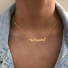 Vnox Personalized Name Necklace Custom Signature Necklace Custom Jewelry Women