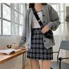 Юбка А-силуэта с высокой талией в клетку для женщин — тренд осени/зимы 2023 года