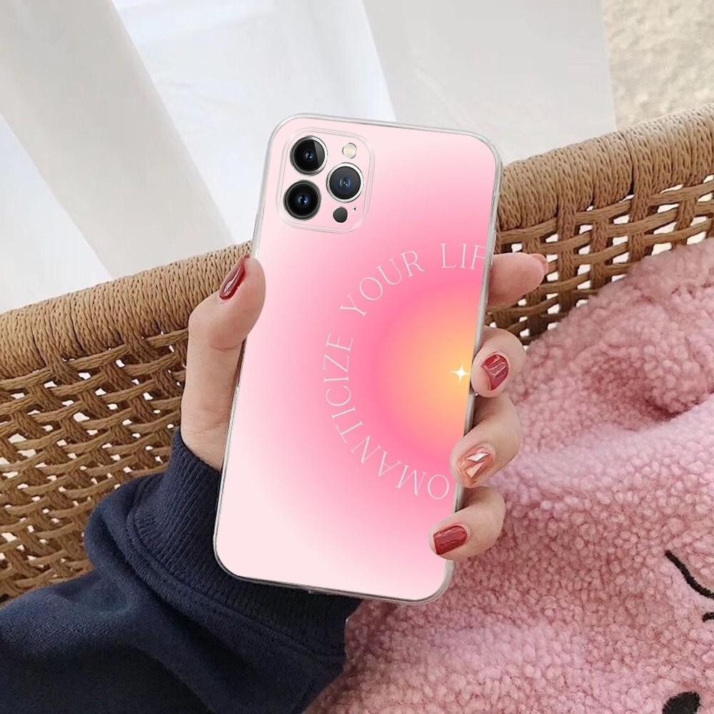 Чехол для телефона 'Аура Цитаты' для iPhone 15 14 11 12 13 Mini Pro XS Max Чехол 6 7 8 Plus X XR SE 2020 Funda Shell