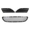Front Bumper Lower Grille 51117198906 Front Grill with Fog Light Grille for 3 Series E90 E91 2009‑2012