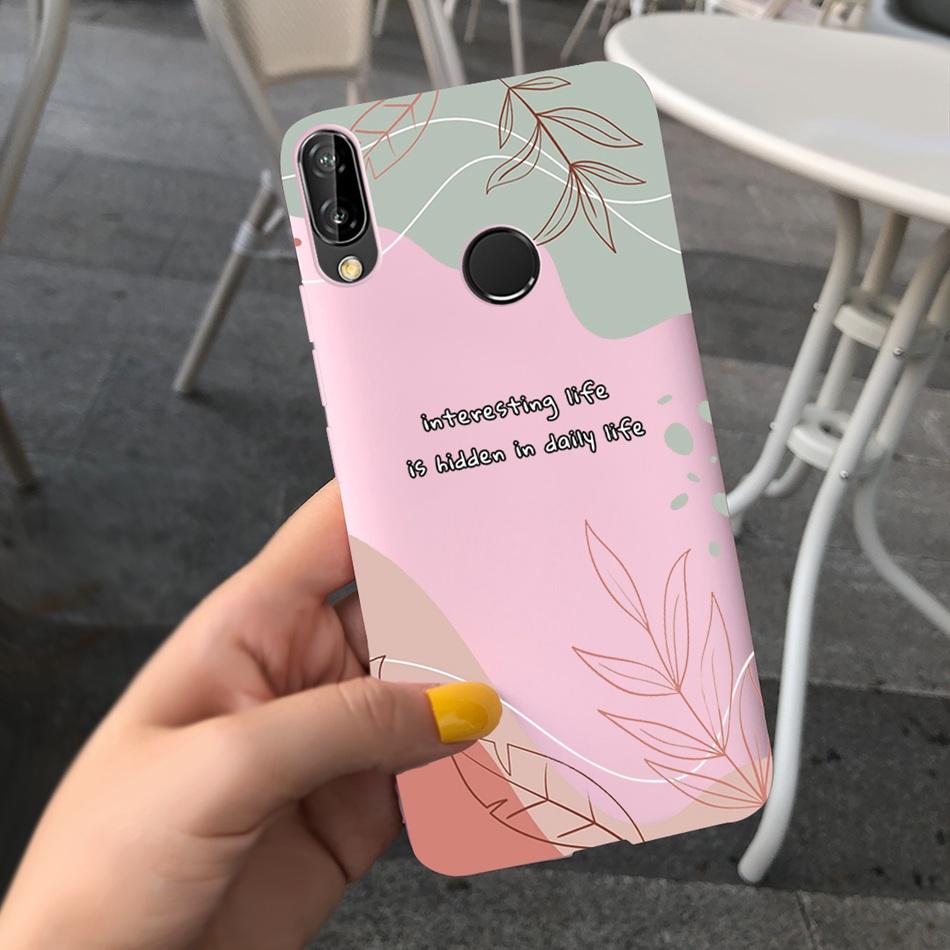 Чехол для Huawei P20 Lite Nova 3e ANE-LX1 ANE-LX2 Милый Мультяшный Конфетный Цвет Силиконовые Чехлы для Телефона Для Huawei P20lite Мягкая TPU Обложка