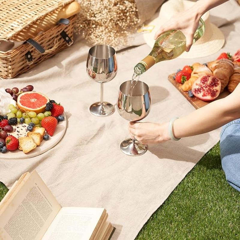 4 шт. Нержавеющая сталь бокал коктейль креативный металлический винный бар ресторан шампанское красное вино бокал питьевая посуда барная посуда чашка