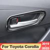 Внутренняя дверная ручка автомобиля из нержавеющей стали, чехлы на рамку, накладка, наклейка для Toyota Corolla 2022 E210 12th, аксессуары