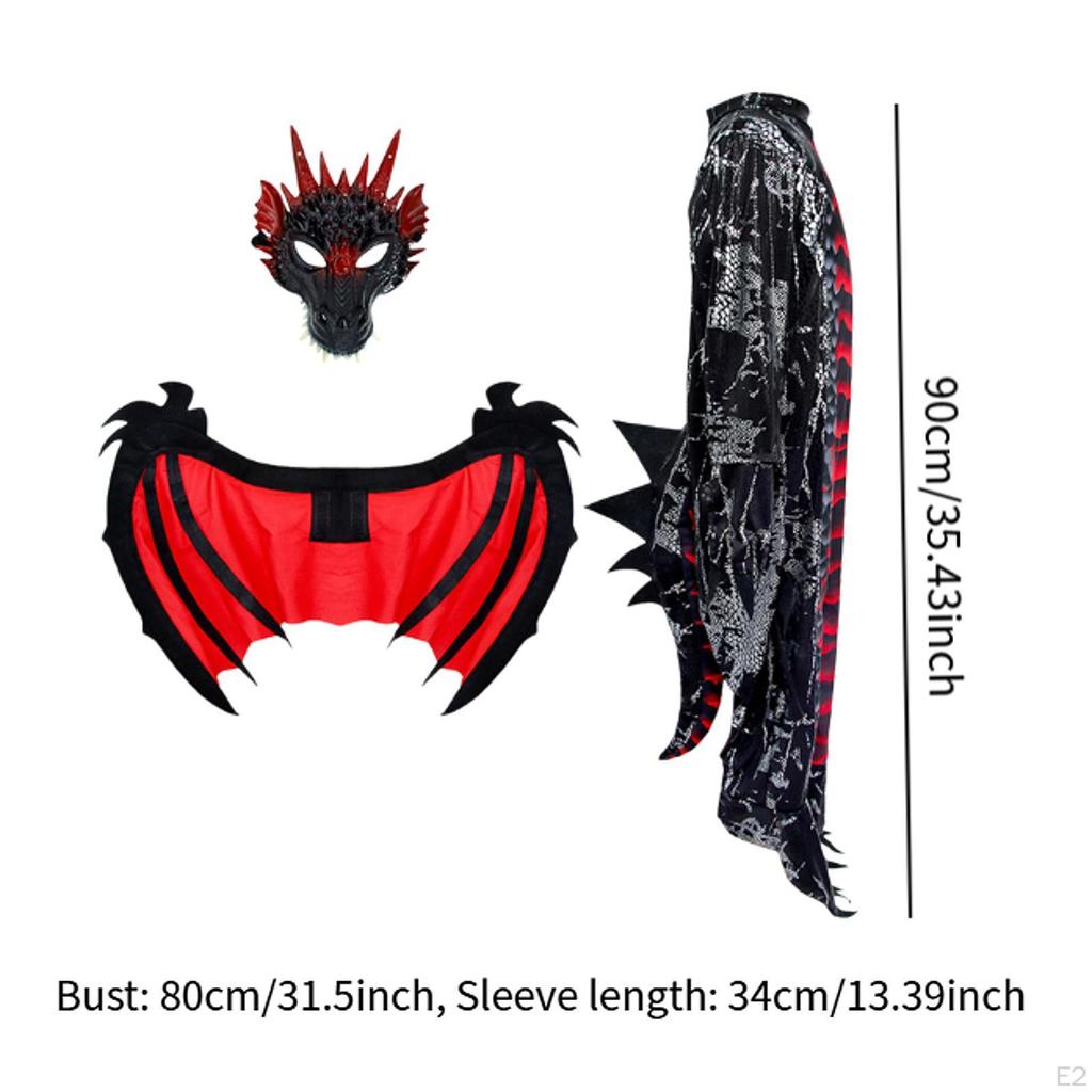 Children Dragon Wing Costume Apparel for Holiday Celebrations Halloween Party