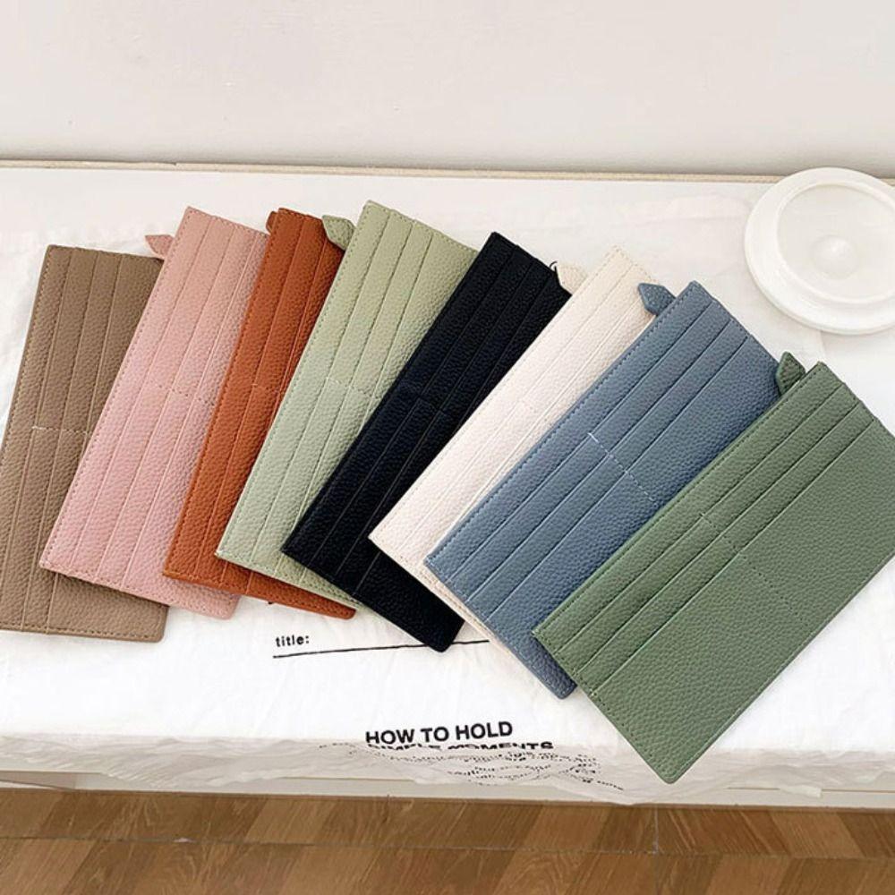 Длинный кошелек на молнии из искусственной кожи, модный кошелек для монет для женщин