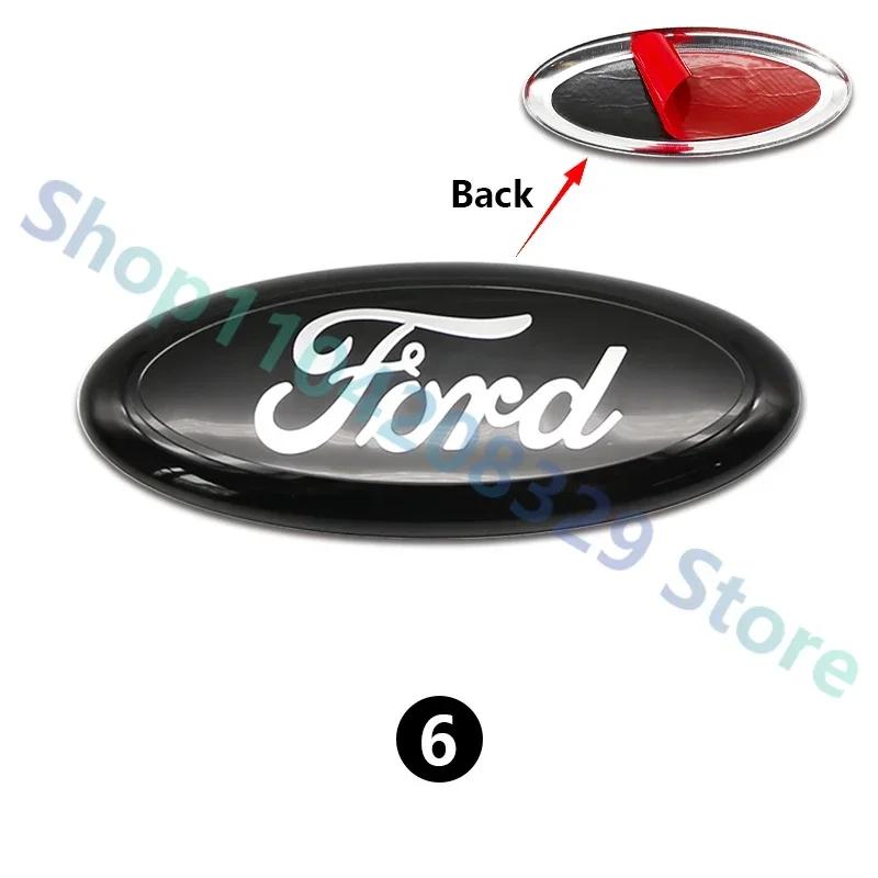 Автомобильная наклейка Ford 1 шт. 14,5 см Наклейка-значок на капот автомобиля логотип Для Ford Mondeo Explorer edge Focus fiesta Kuga Transit Eco