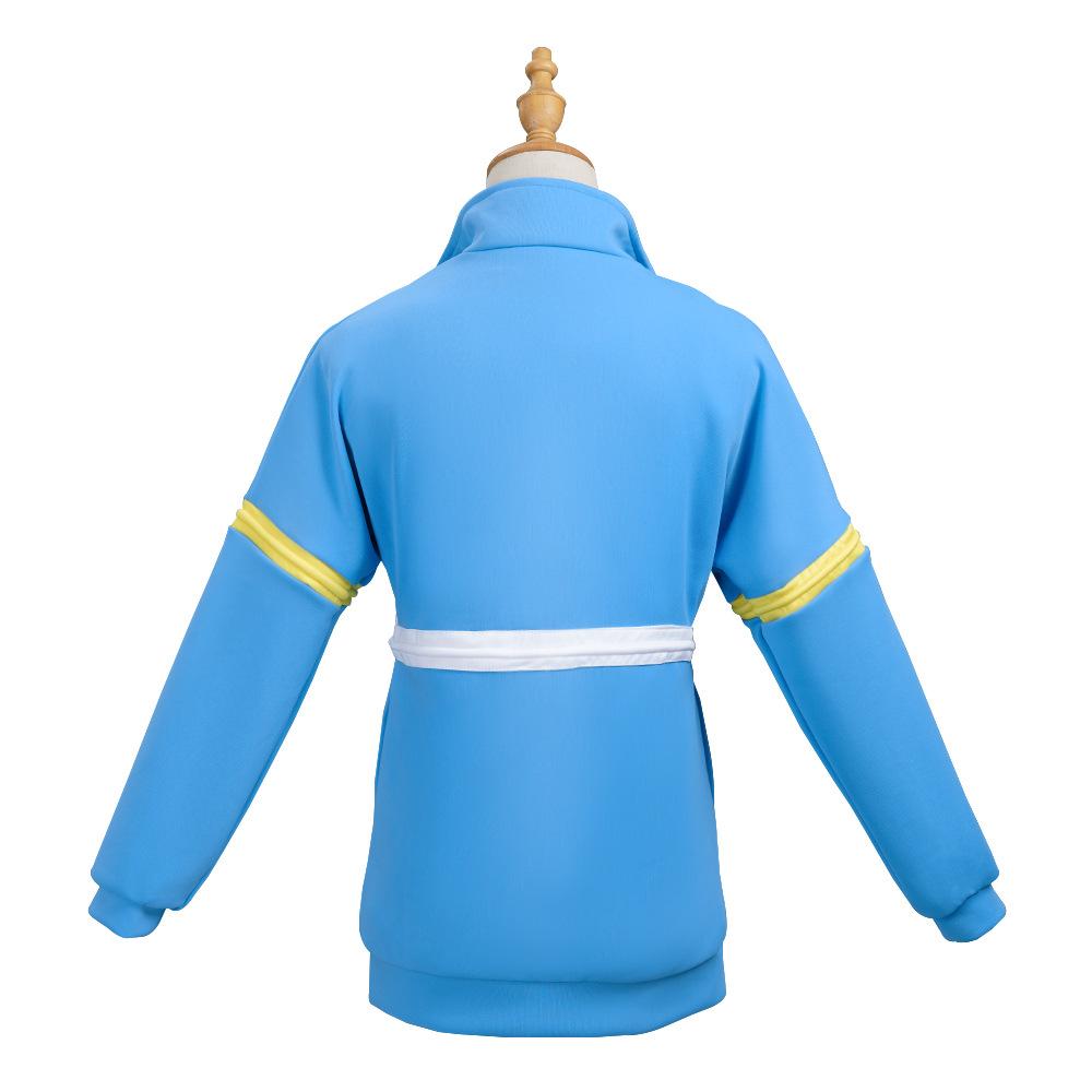 Movie Strange Story Cosplay Max Mayfield Cosplay Costume Zip Up Hoodie Sweatshirt Blue Jackets Pants Daily Casual Suit Set