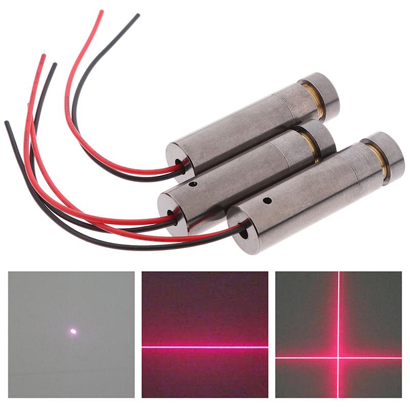 650Nm 5Mw Красная точка/линия/крестовая головка модуля лазерного модуля Стеклянная линза с возможностью фокусировки