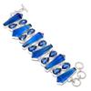 Tanzanite Quartz Gemstone Bracelet Beautiful Adjustable Link Handmade Jewelry 9"