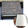 Copeflap Antique Notebook, A5, Owl Diary, Spellbook, Magic Book Style Notebook, Western Style Antique (Color)