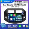 Android Auto Wireless Carplay для Toyota RAV4 3 XA30 2005 2006 2007 2008 2009 2010 - 2013 Автомобильный видеомагнитофон, мультимедийный проигрыватель WIFI