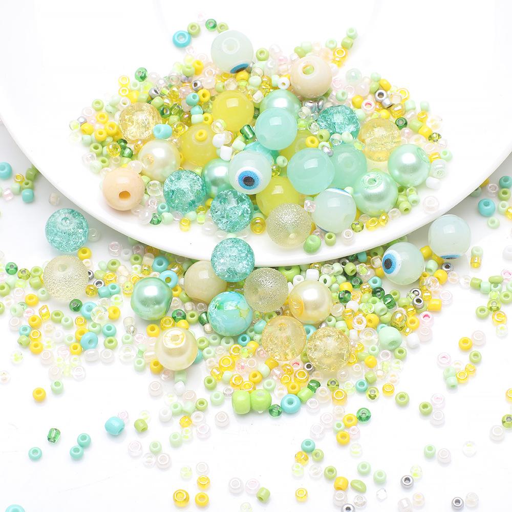 Контрастные хрустальные бусины, бусины просо, набор, браслет своими руками, ожерелье, серьги, бисерные украшения, аксессуары, бусины