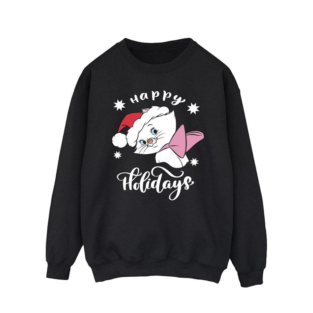 Disney Mens The Aristocats Happy Holidays Sweatshirt