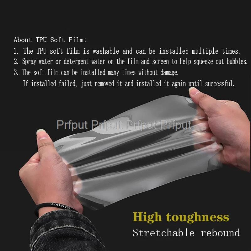 TPU Film screen Protector For Cupra Formentor Facelift/Cupra Leon MK4 2025 12.9 inch Car navigation GPS Panel infotainment