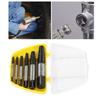 6 Pcs Black Screw Remover Spiral Groove Bolt Extractor Easy Screw Extractor  Mechanical