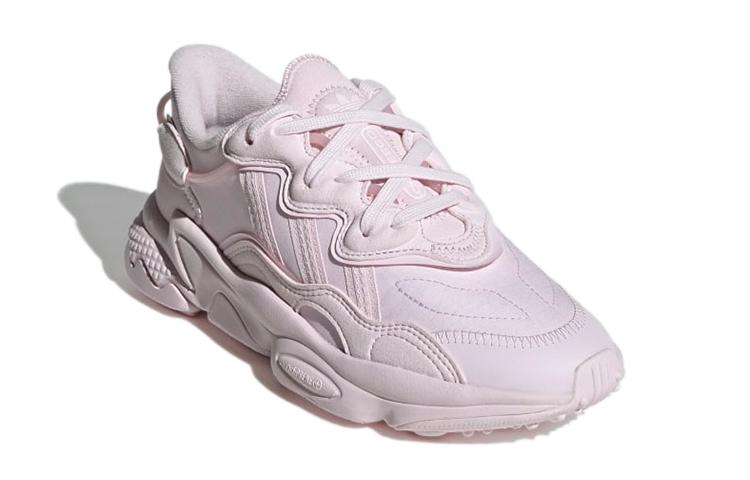 adidas Оригинальные Ozweego K Устойчивые к истиранию Устойчивые к истиранию Низкие Детские Повседневные Кроссовки Розовые Детские GW8060