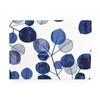 STYLE Decor Fabric Wall S X Navy W4902200 Panel, Nordic, Cute, Modern, Interior, Hanging, Size, 18.6cm 26cm, Leaf,
