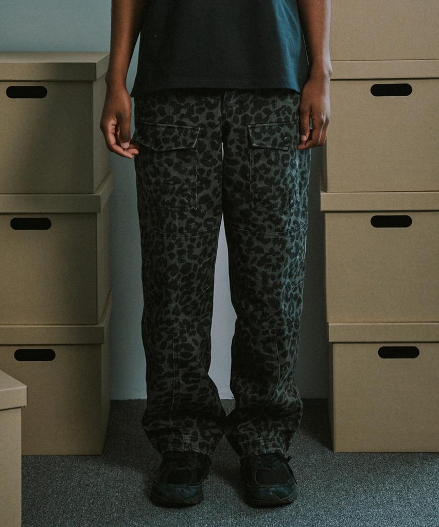 MAYOL Pocket Cargo Pants_Leopard