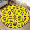 Resident Evil Round Area Rug Carpet Rug For Living Room Bedroom Sofa Playroom Decor Nonslip Floor Mat