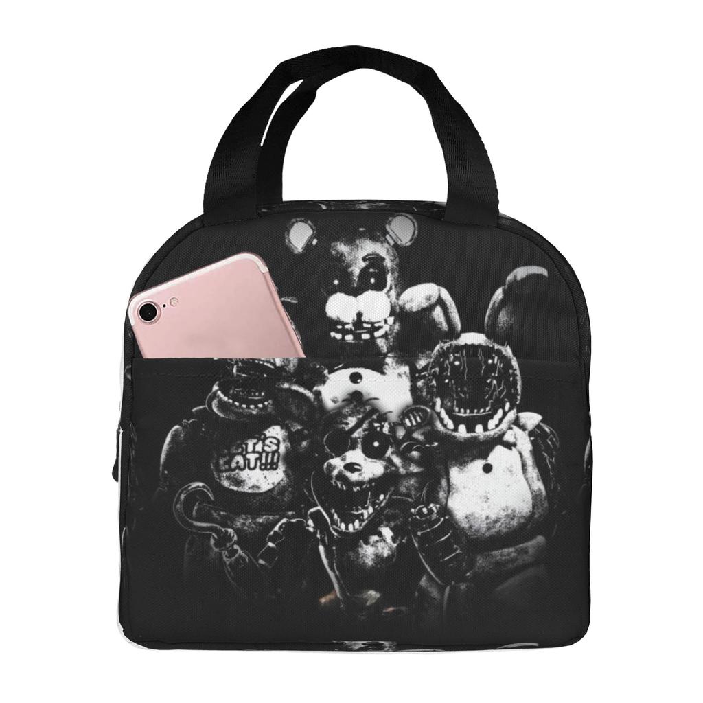 Персональная термосумка FNAF At Freddys для пикника на природе, игры на выживание, портативный термоконтейнер, ланч-бокс для мужчин и женщин