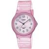 [Casio] Casio Collection Wristwatch MQ-24_Resin_Clear, clear pink, 1 piece
