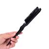 1Pcs Hairdressing Three Row Hair Comb Fluffy Bristle Curling Comb