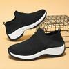 Fashion Women's Sneakers Trend 2024 New Fashion Running Summer Mesh Lightweight Lazy Slope Heel Casual Comfortable Vulcanized Shoes