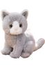 TASINO Плюшевая игрушка кошка, Реалистичная, 26 см, Милая (Серый)