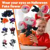 Feltree Хэллоуин Украшения 10 штук Искусственная роза с глазными яблоками