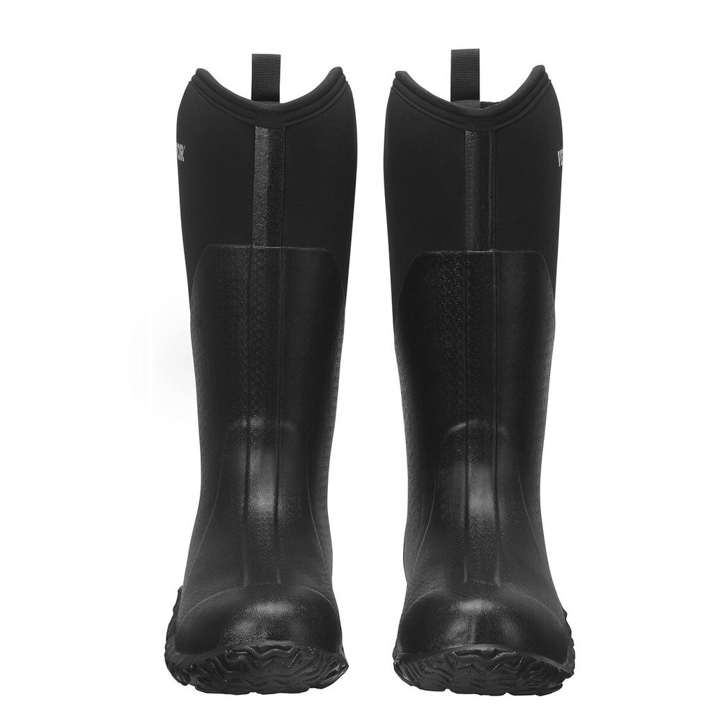 Protective Footwear for Men Neoprene Rubber Work Rain Boots Size 12 US
