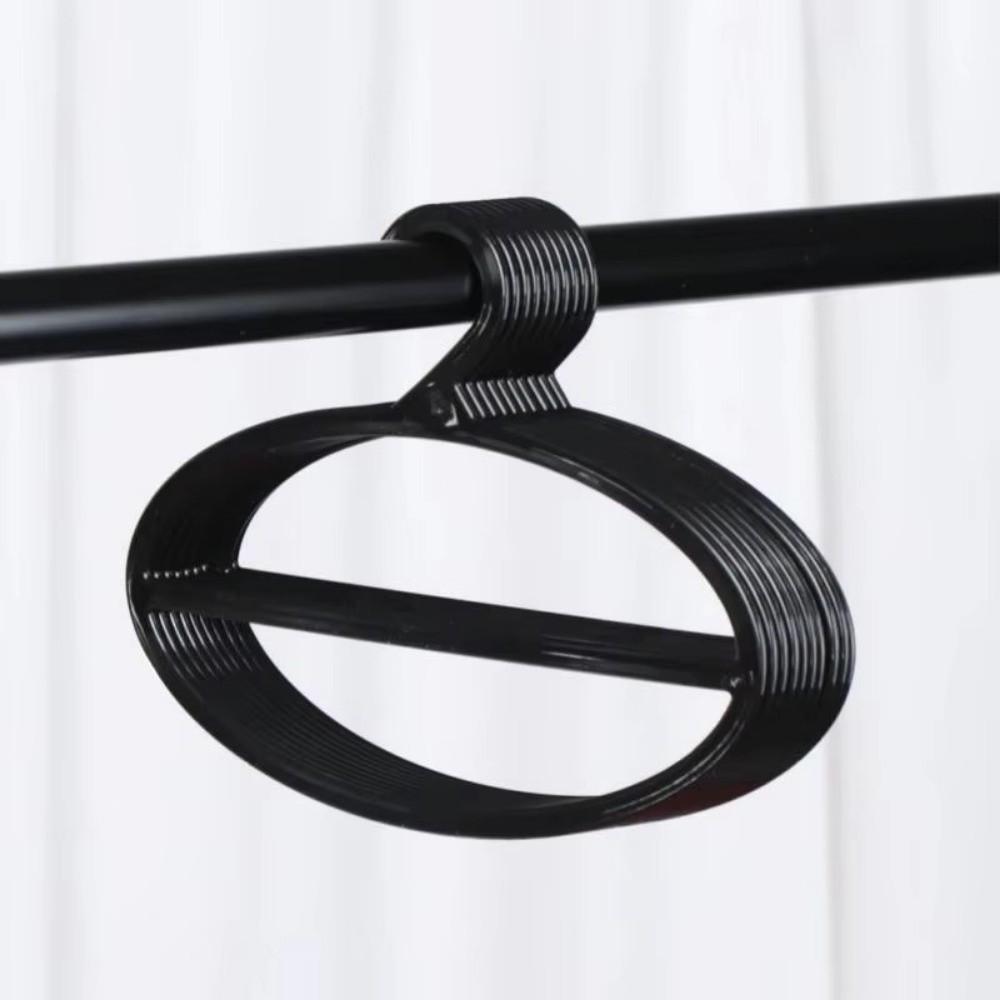10Pcs Oval Scarf Shawl Tie Holder Transparent Plastic Clothes Display Holder Circle Shape Space Saving Coat Hanger