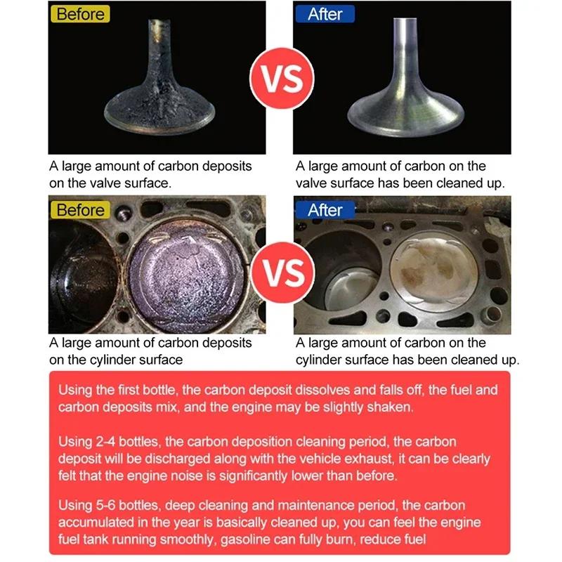 10 шт. Очиститель каталитического нейтрализатора, каталитический очиститель для двигателя автомобиля, грузовика, мотоцикла, очиститель выхлопной трубы, удаление углерода