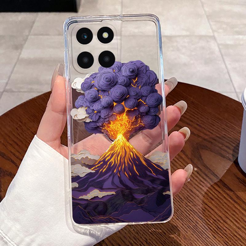 Гелевый чехол для Honor X6A Plus HonorX6A X6C Fundas Прозрачный силиконовый мягкий ТПУ задняя крышка Милый кот Кролик Сердце Защитный чехол