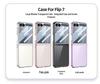 Защитный чехол для Samsung Z Flip7: Прозрачный чехол-подушка безопасности с большим окном