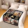 Customized blankets for dad gifts, sofa blankets, personalized dad photos for dad and husband Father's Day gifts,Christmas gifts