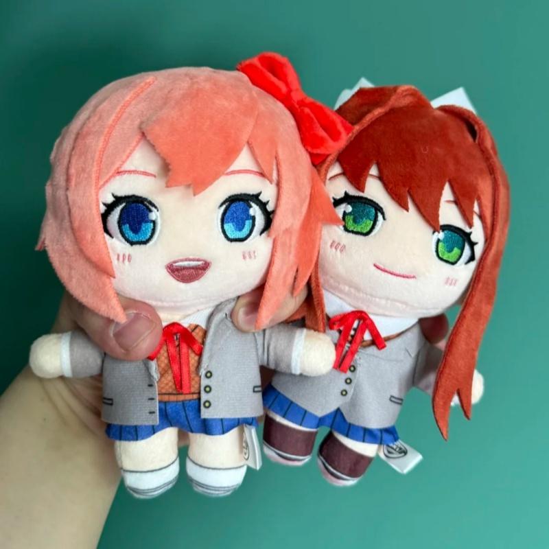 Плюшевая кукла Нацуки из игры Doki Doki Literature Club, мягкая игрушка, брелок, мультяшный кулон, подарок на день рождения для фанатов