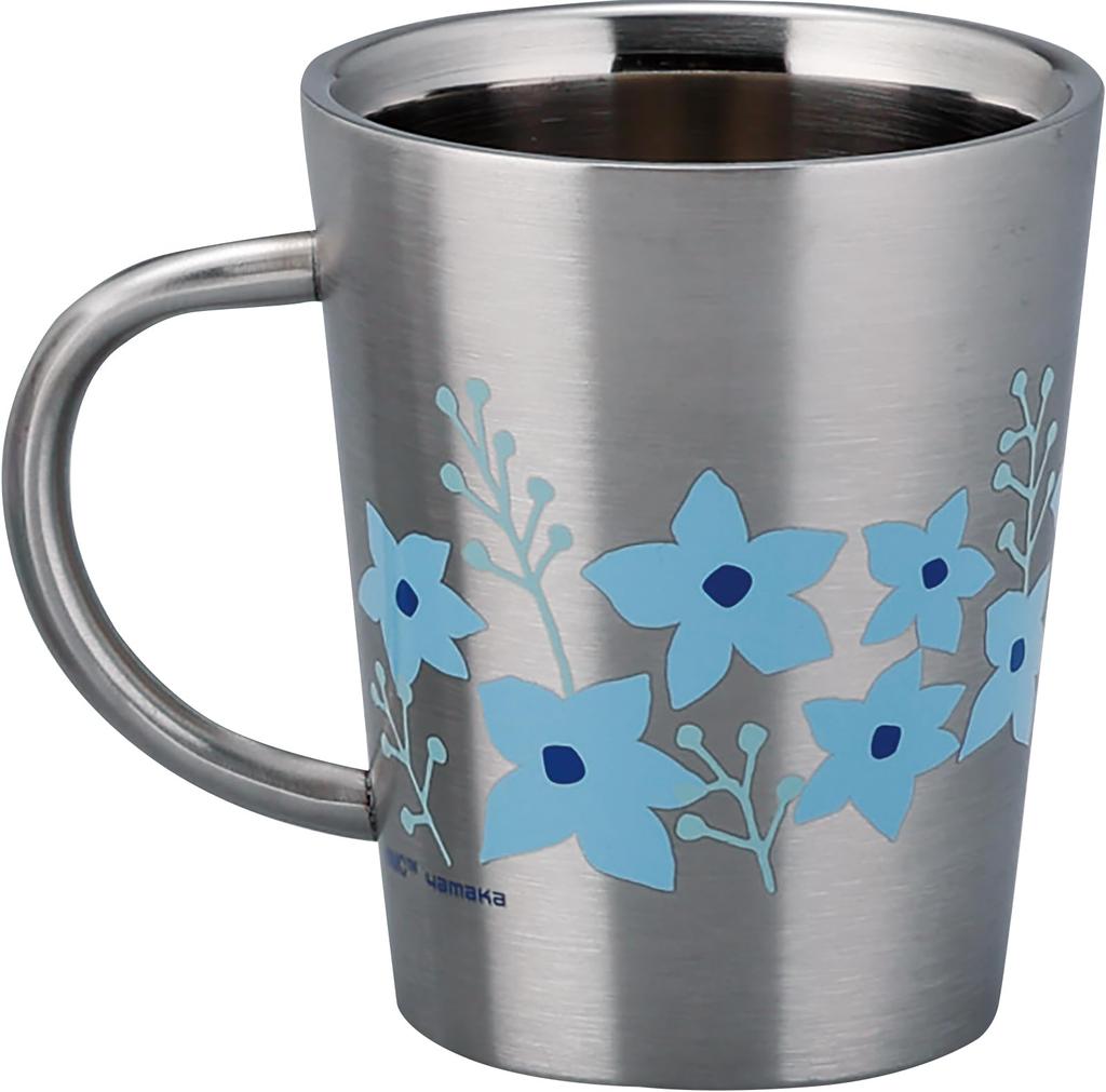 Moomin Stainless Steel Mug Made In Japan Japanese Yamaka Shoten Double-Sided (360ml) (Snufkin) (Body China, Painting) MM8103-856