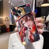 Прозрачный чехол для телефона Apple iPhone 12 11 13 Pro Max mini XS X XR 7 8 6 Plus SE Чехол Аниме Genshin Impact Flower Game