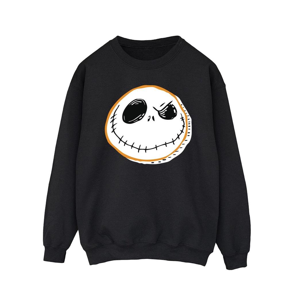 Disney Mens The Nightmare Before Christmas Jack Face Sweatshirt