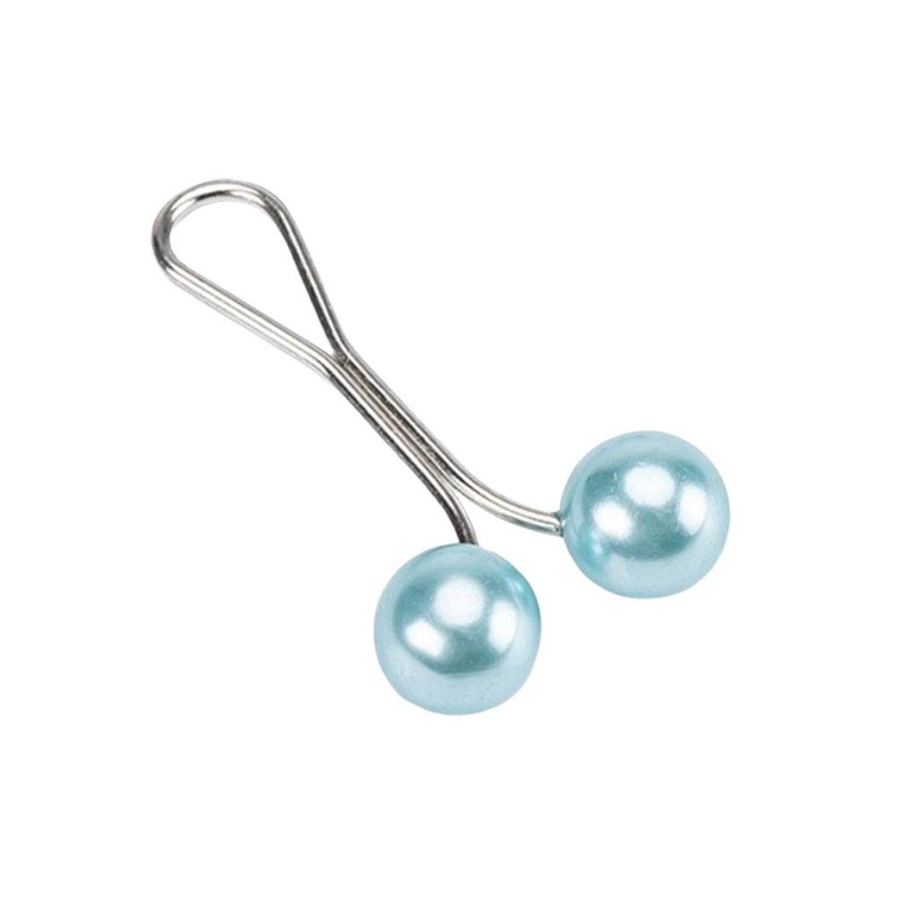 High Quality U-Shaped Pearl Brooch Fixed Straps Adjustable Collar Clip Scarf Pin Anti Slip DIY Sewing Brooches Dress Decoration