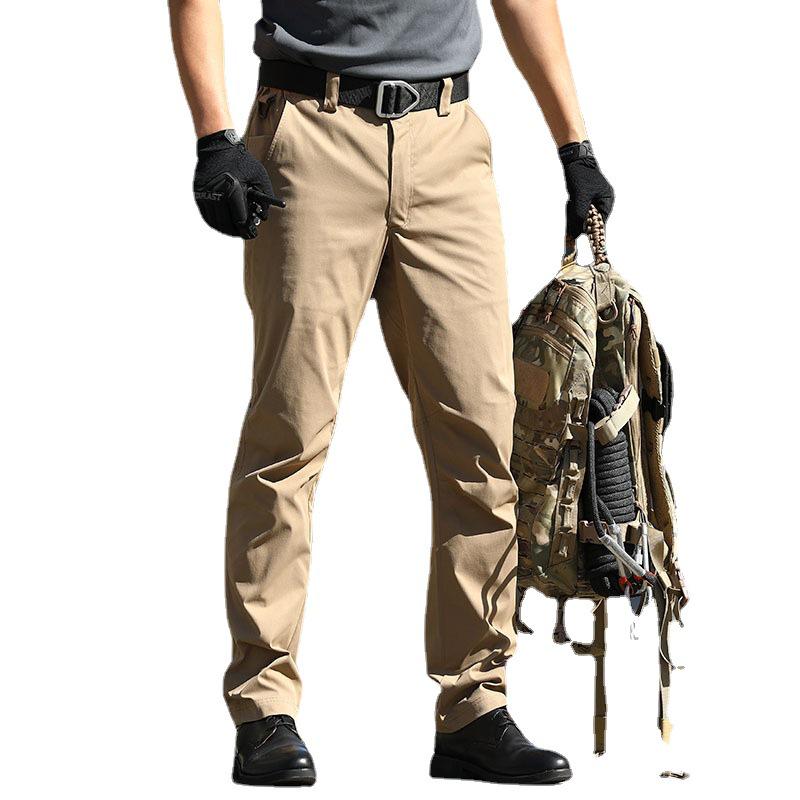 Тактические мужские водонепроницаемые брюки облегающего кроя Angken: Износостойкий, Пятноустойчивый, Повседневный уличный стиль на весну/осень